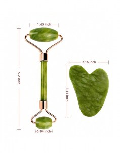 Jade Roller & Gua Sha Set Νεφρίτη